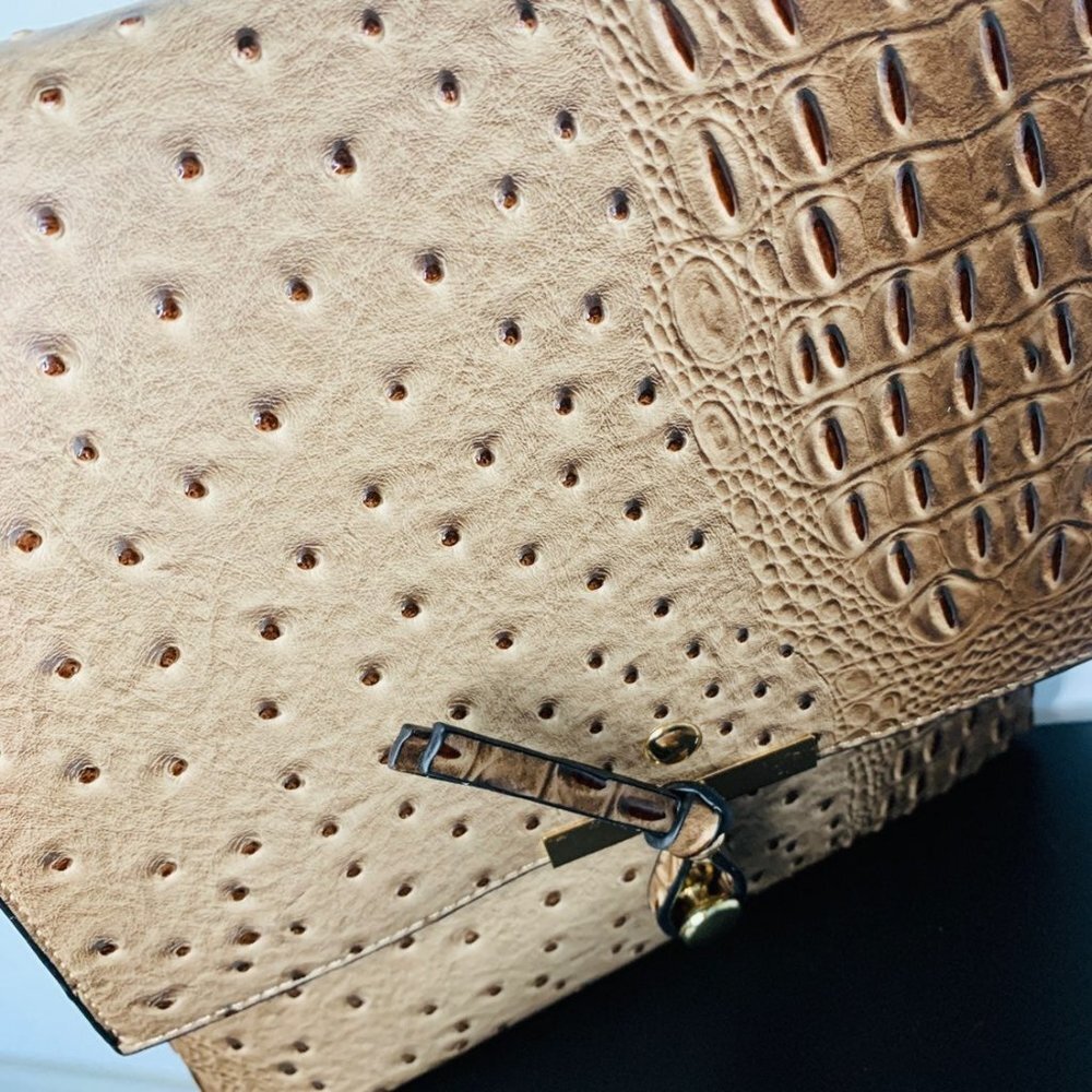 Le Miel Faux Leather Handbag - Picture 5 of 8